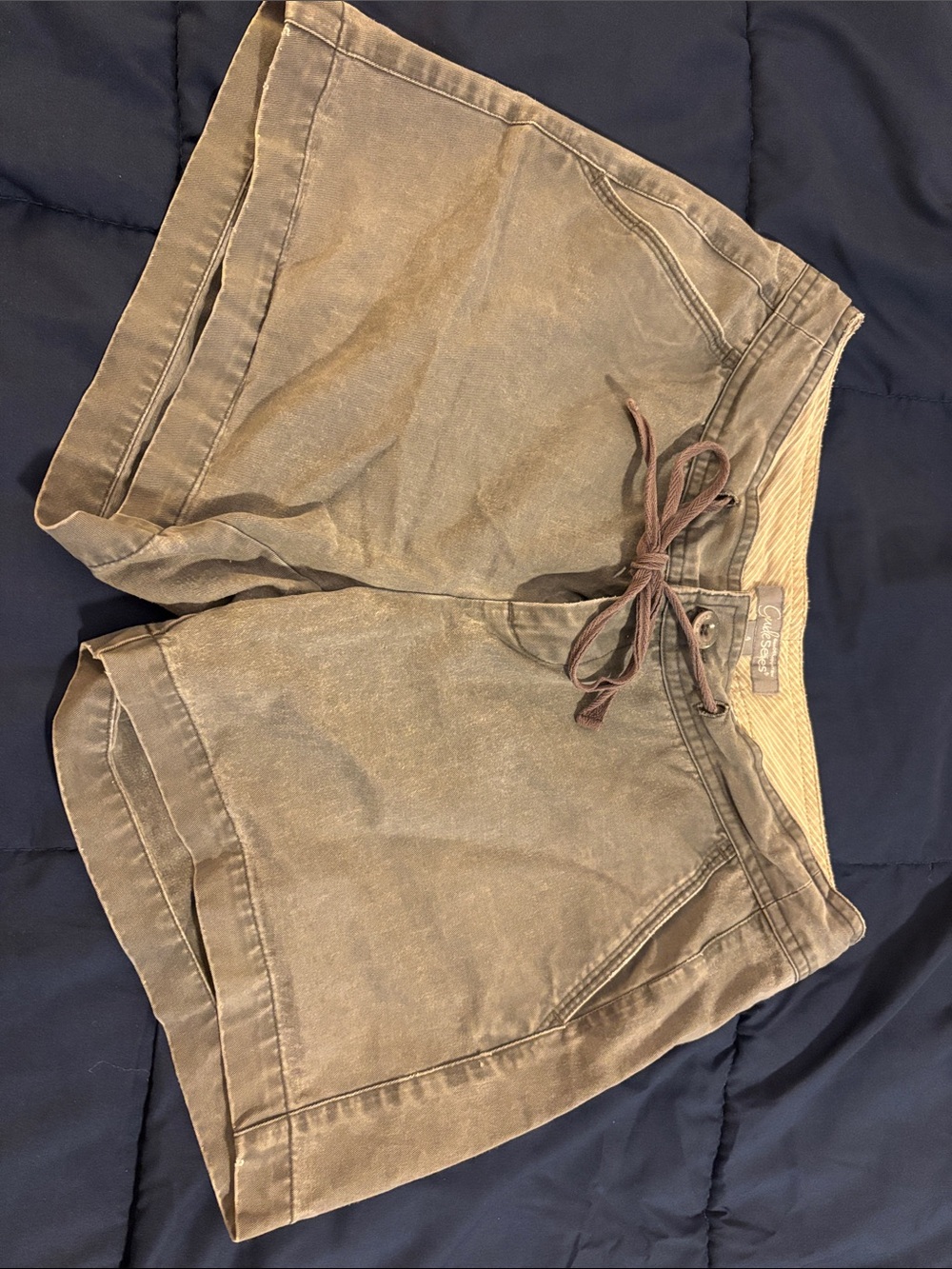 Women’s Casual Drawstring Shorts in Brown